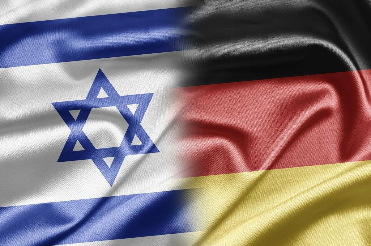 Флаг Германии и Израиля